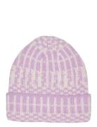 Kogkimora Pattern Beanie Acc Kids Only Purple