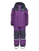 Skare Kids Set Didriksons Purple