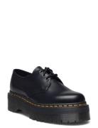 1461 Quad Black Polished Smooth Dr. Martens Black