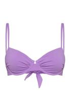 Swim Bra Senna Rouched Lindex Purple