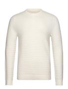 Jjotto Knit Crew Neck Ln Jack & J S White