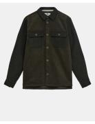 Akoscar Cord Mix Overshirt Anerkjendt Khaki