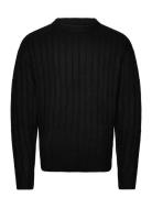 Jjcarter Knit Crew Neck Jack & J S Black