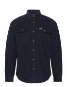 Corduroy Workwear Shirt Superdry Navy