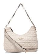 Assia Top Zip Shoulder Bag GUESS Cream