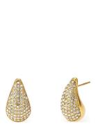 Drop Crystal Stud Earring Bud To Rose Gold