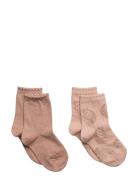 Erina Wool Rib Socks - 3-Pack Mp Denmark Pink