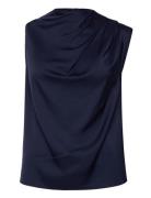 Lima Silk Tank Ahlvar Gallery Navy