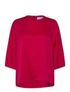 Thess Silk Tee Ahlvar Gallery Red