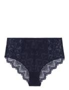 Lace Mesh Highwaist Briefs Understatement Underwear Navy