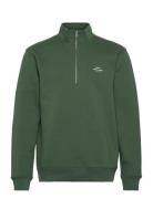 Standard Half Zip Logo Sweat Mads Nørgaard Green