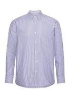 Organic Cotton Poplin Sune Shirt Mads Nørgaard Blue