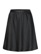 Hana Short Satin Skirt Ahlvar Gallery Black