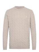 Cable Crew Neck Sweater Timberland Beige