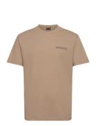 Albula Short Sleeve T-Shirt Napapijri Beige