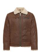 Axel Classic Pile Suede Jacket Jofama Brown