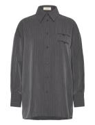 Neo Pinstripe Shirt NORR Grey