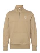 Logo Script Jersey Halfzip GANT Beige