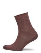 Pytha Glitter Socks Mp Denmark Brown