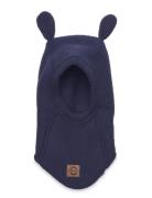 Wool Fullface W Ears Mikk-line Navy