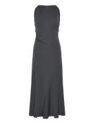 Long Flared Dress Mango Grey