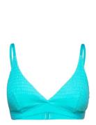 Swim Bra Selena Triangle Smock Lindex Blue