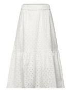 Skirt Ellen Schifflie Lindex White