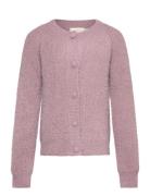 Cardigan Knit Glitter Creamie Pink