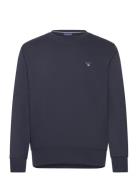 Reg Emb Original Shield C-Neck GANT Navy