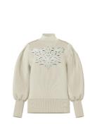 Yasfiraz Ls Knit Pullover S. YAS Cream