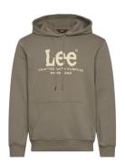 Logo Hoodie Lee Jeans Green