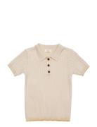 Rib Knitted Polo Copenhagen Colors Cream