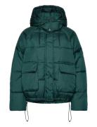 Short Ripstop Puffer Scotch & Soda Green