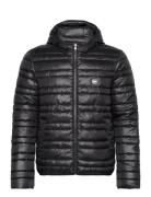 Rev Lw Hooded Puffer Michael Kors Black