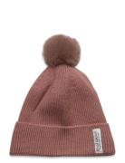 Beenie W. Fake Fur W. Lining En Fant Pink