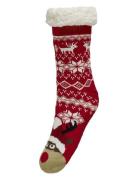 Kogchristmas Teddy Socks Acc Kids Only Red