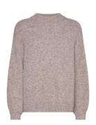 Patrisia Solid Knit Pullover A-View Beige