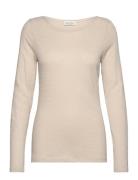 T-Shirts Long Sleeve Marc O'Polo Cream