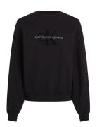 Chenille Monologo Crewneck Calvin Klein Jeans Black