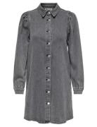 Onlalma L/S Dress Dnm Cro ONLY Grey