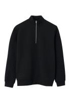 Nlmnaldemars Ls Half Zip Sweat LMTD Black