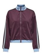 Onlwarm Up X Track Zip Jacket Pnt ONLY Burgundy