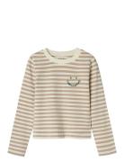 Nkflopine Ls Slim Short Top Name It Beige