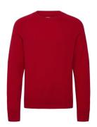 Saddle Shoulder Wool C-Neck GANT Red