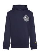 Football Logo Hoodie Lyle & Scott Navy