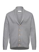 Ecovero Shawl Collar Cardigan Lindbergh Grey