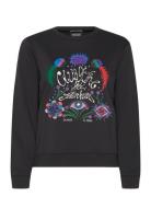 Embroidered Regular Fit Sweatshirt Scotch & Soda Black