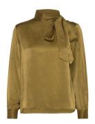 Bow Neck Top Scotch & Soda Khaki