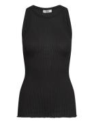 Rmwbaku Viscose Tank Top RM By Rosemunde Black