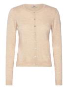 Rmwsofia Wool Ls Short Cardigan RM By Rosemunde Beige